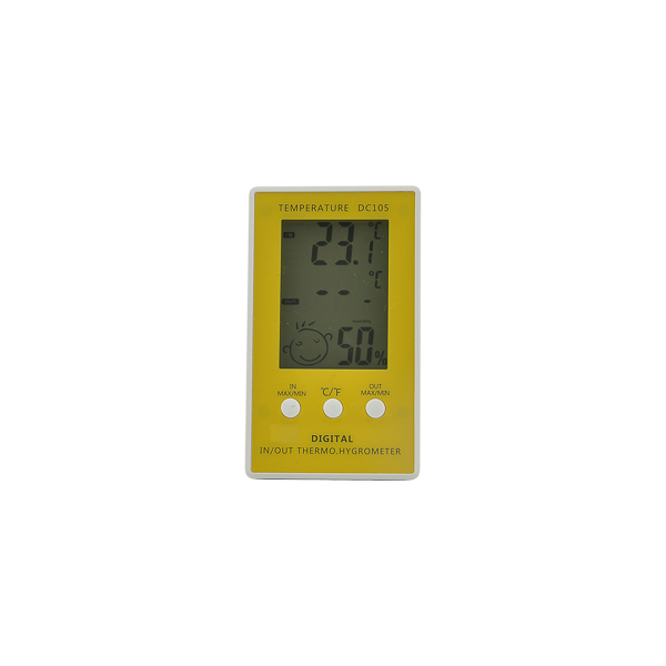 Doppio termometro interno/esterno + allarme - Termometri in vetro bio- Termometri - Analisi - Misure - Microbiologia - Strumentazione per  laboratorio